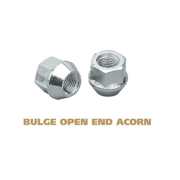 Topline Wheel Lug Nuts Bulge Acorn 0.75 in. Hex Bulk 14 mm 1.50 Right Hand T42-C1309B34